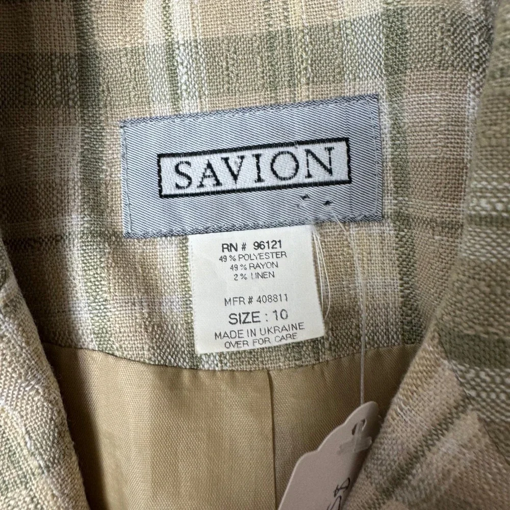 Savion plaid blazer