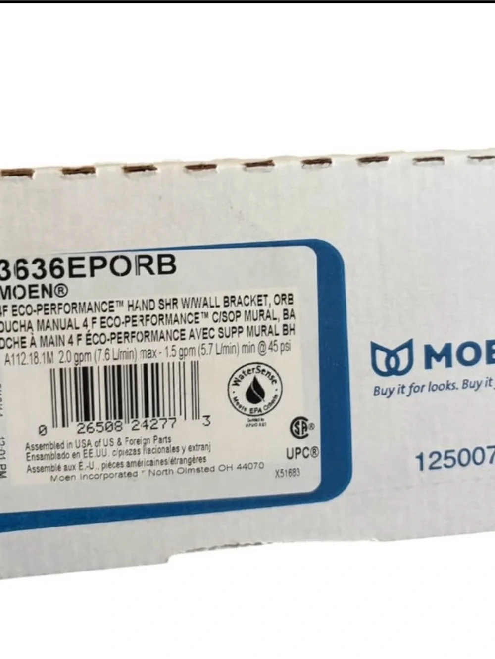 Moen 3636EPORB Oil-Rubbed Bronze Handheld Shower Head NIB