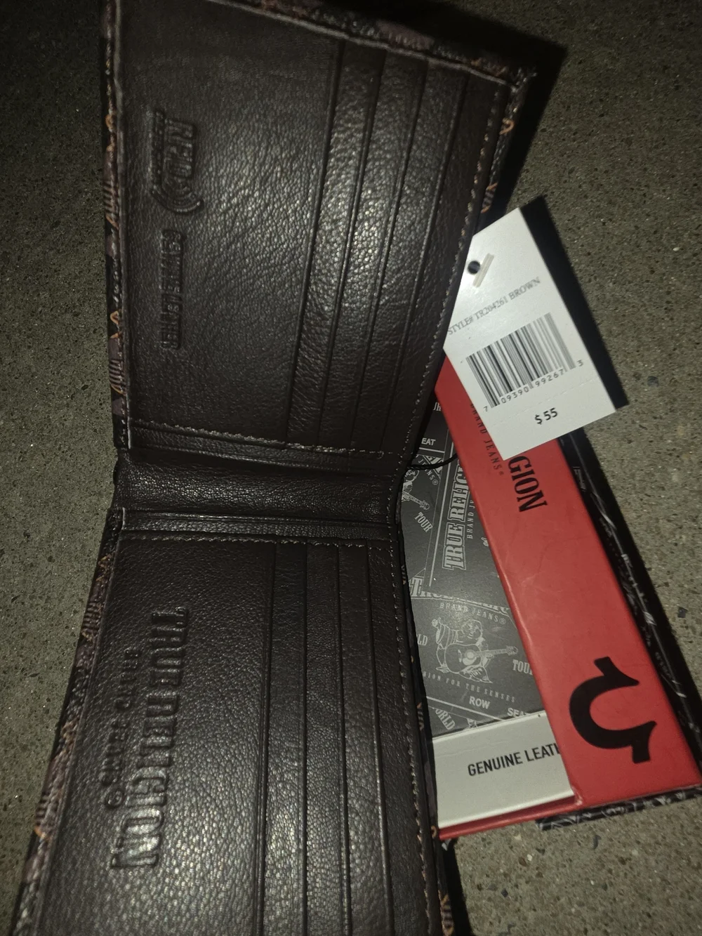 True Religion brown pattern