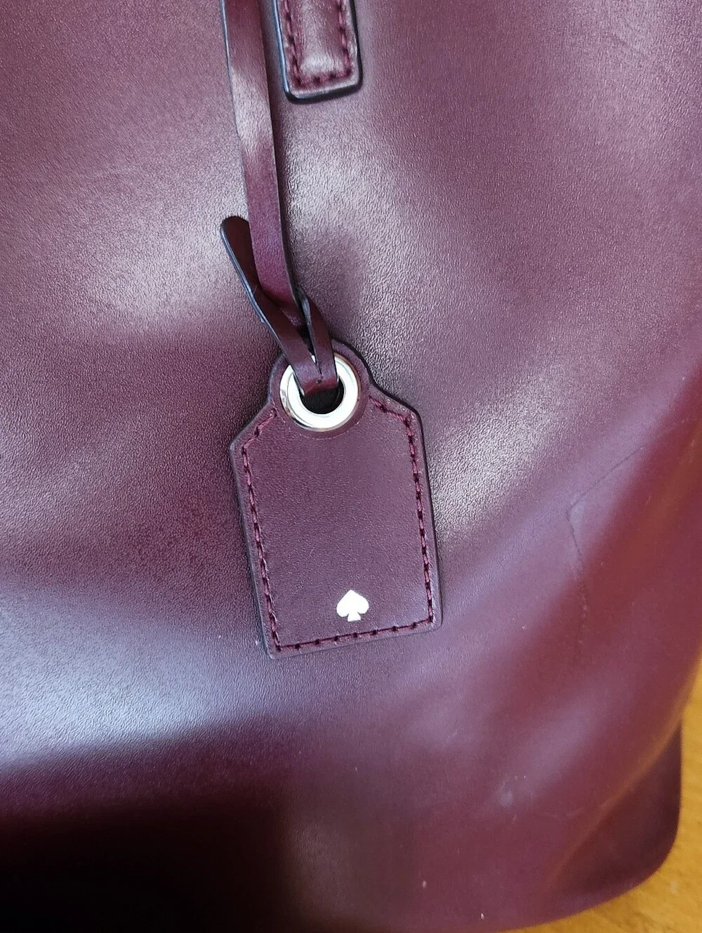 kate spade burgundy leather