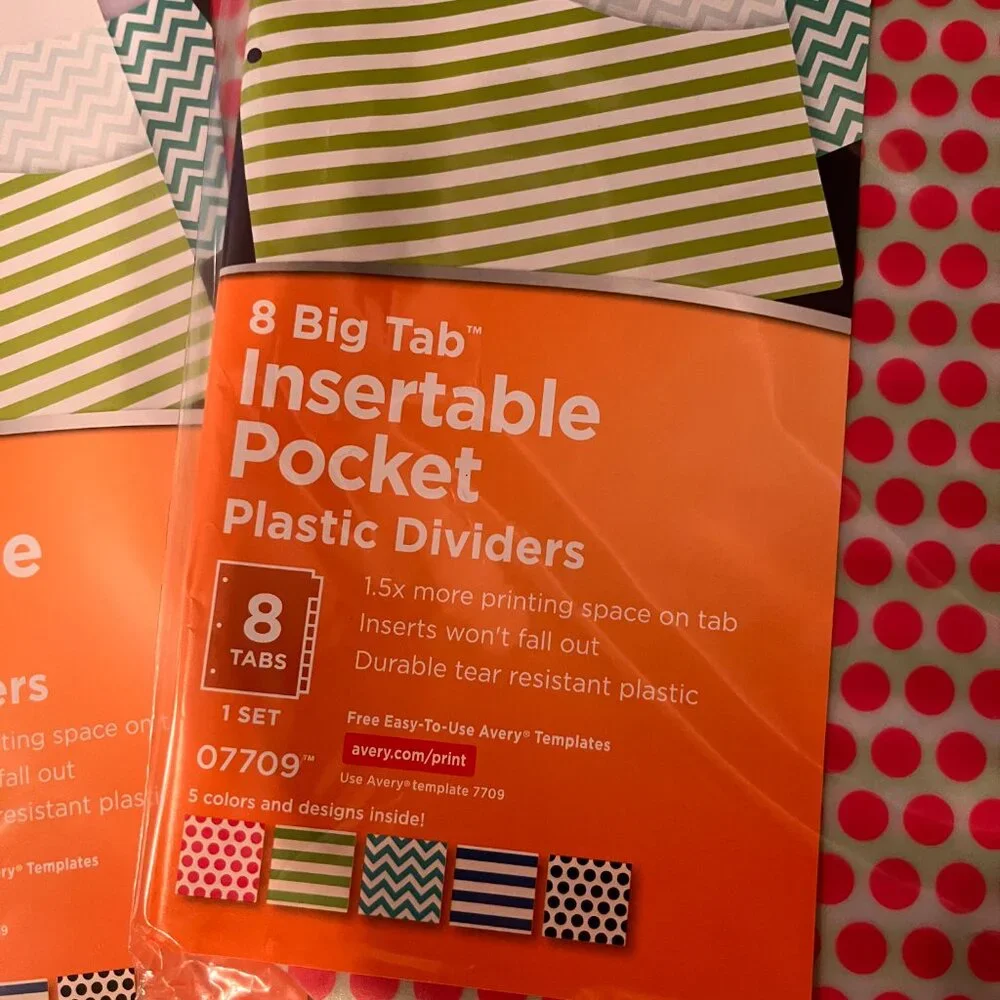 Avery use packs not