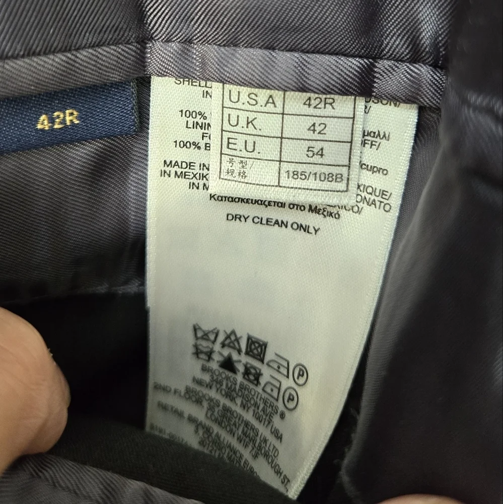 Brooks Brothers has fabric