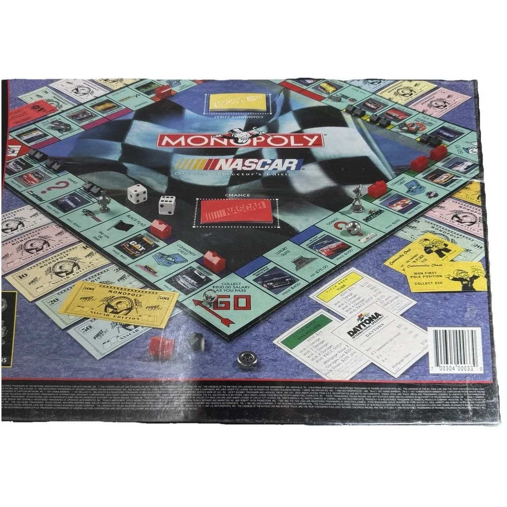 Parker Brothers monopoly nascar