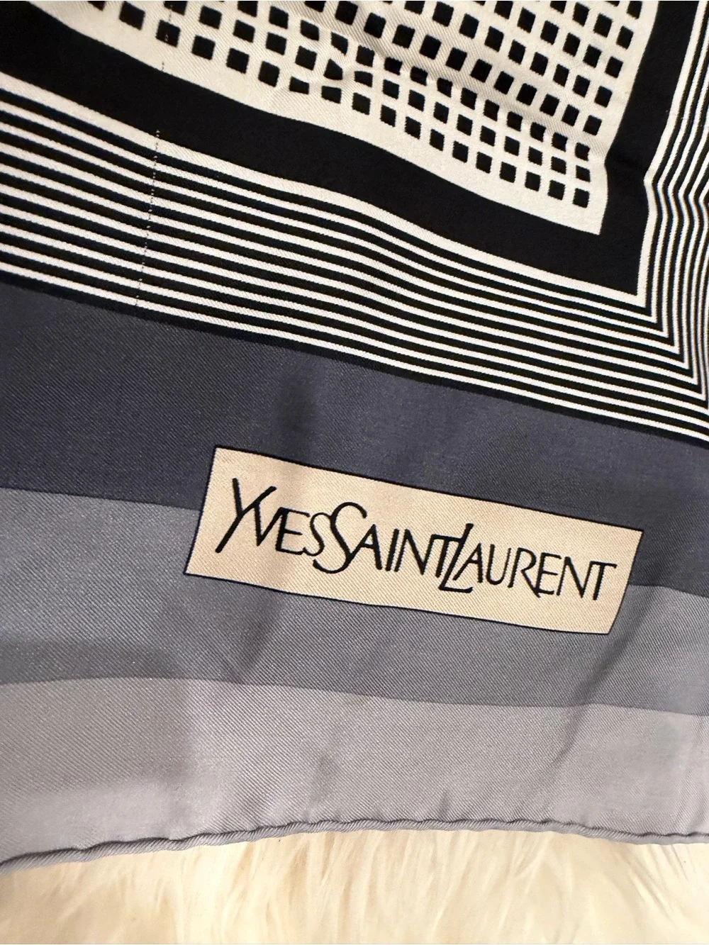 Yves Saint Laurent authentic silk