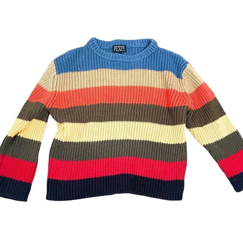 The Children’s Place Fall Striped‎ Sweater Size xs 4