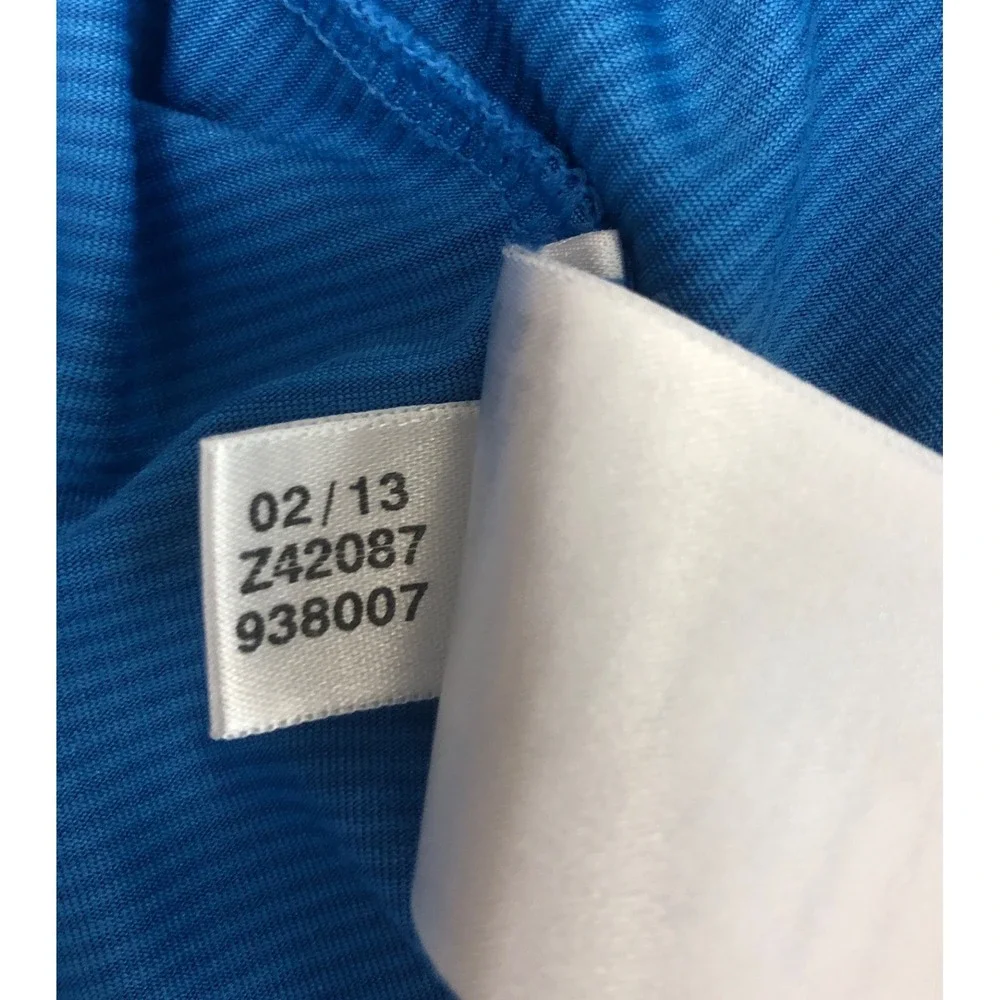 Adidas ClimaLite Men's XL Blue Golf Polo Shirt Short Sleeve Performance Athletic