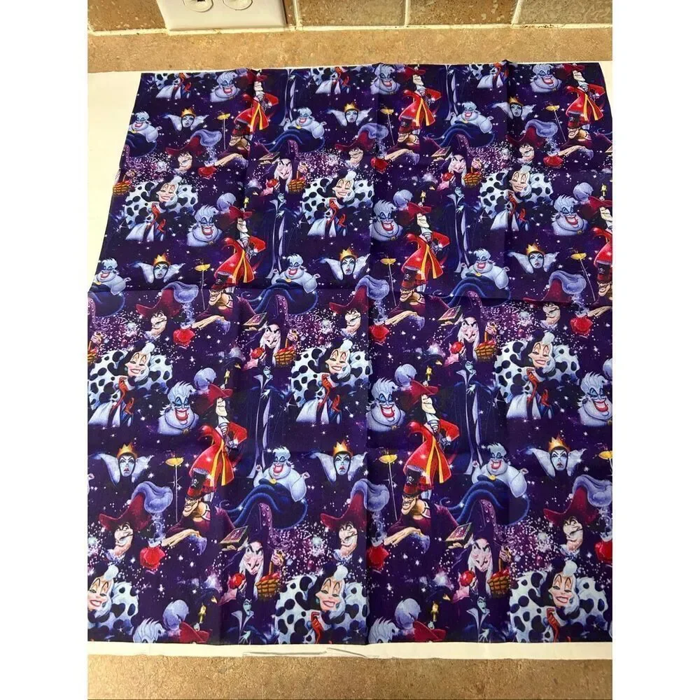 Disney Villains pre cut fabric for crafts
