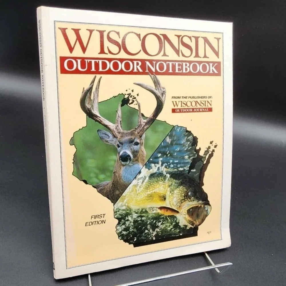 Wisconsin Outdoor Notebook Paperback‎ Book New Old Stock First Edition 1993