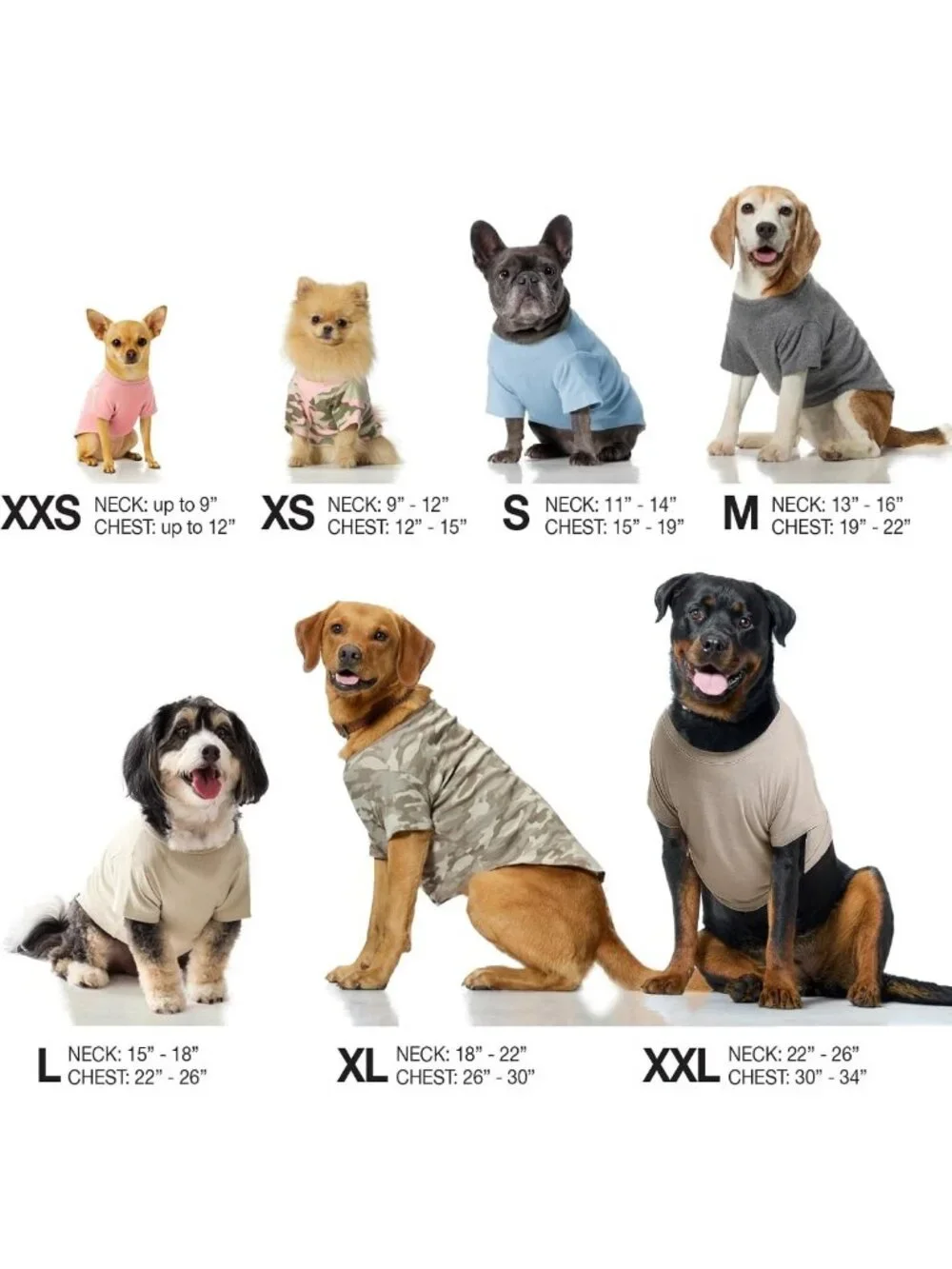 Organic Cotton Dog T-Shirts 3 Pack - Short Sleeve Blue Tie Dye for Small to