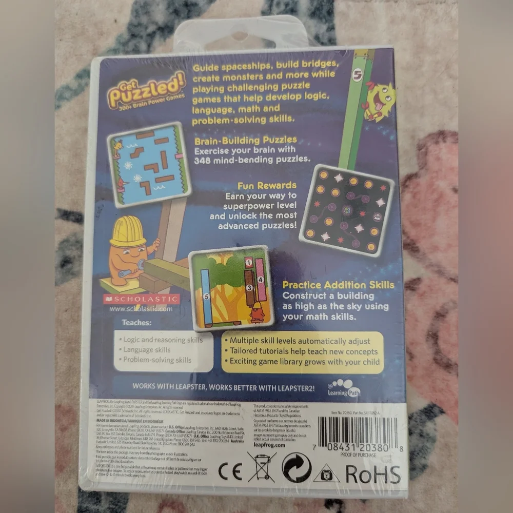 💥3/$24 Set Of‎ 2 Leapster Learning Games