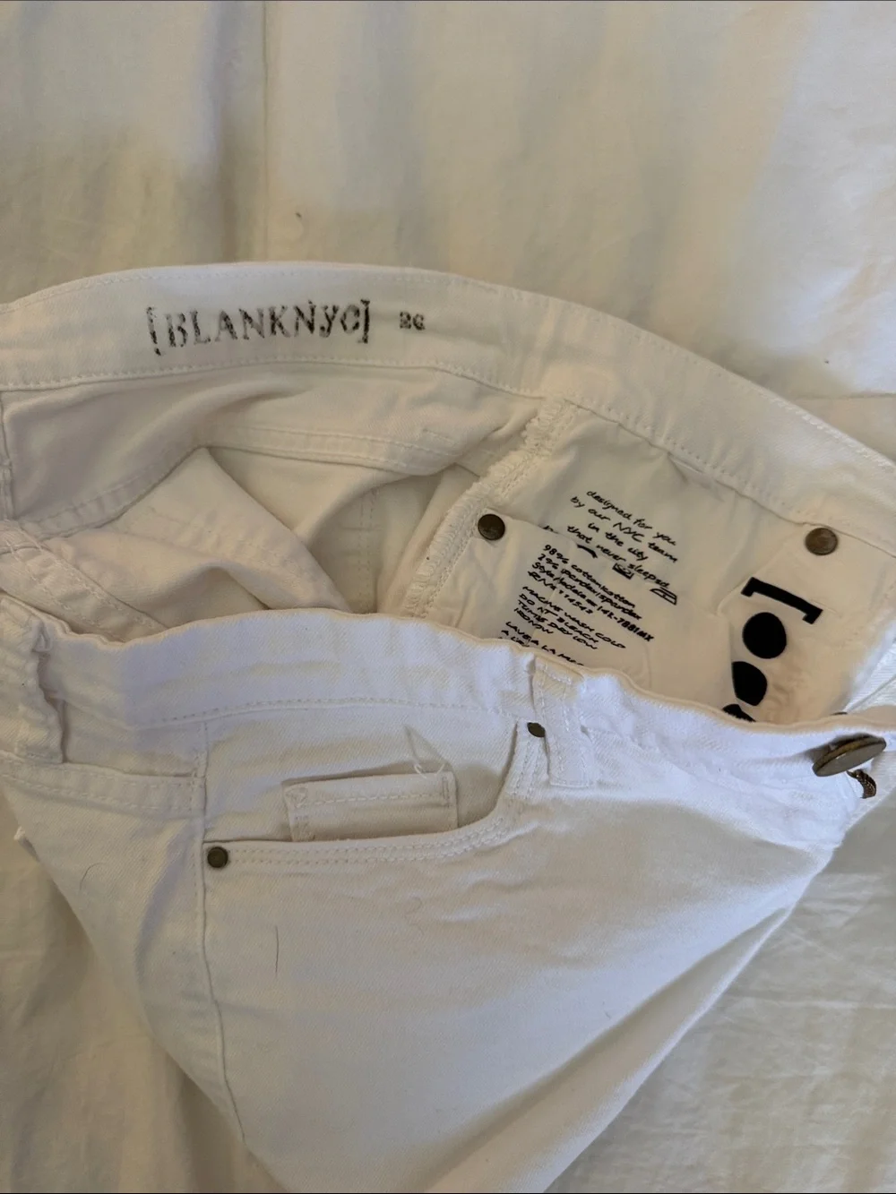 Blank NYC classic white