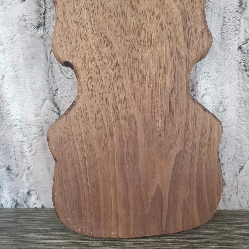 Vintage Charcuterie Violin Viola Cutting Board Wooden Musical Instrument Shape