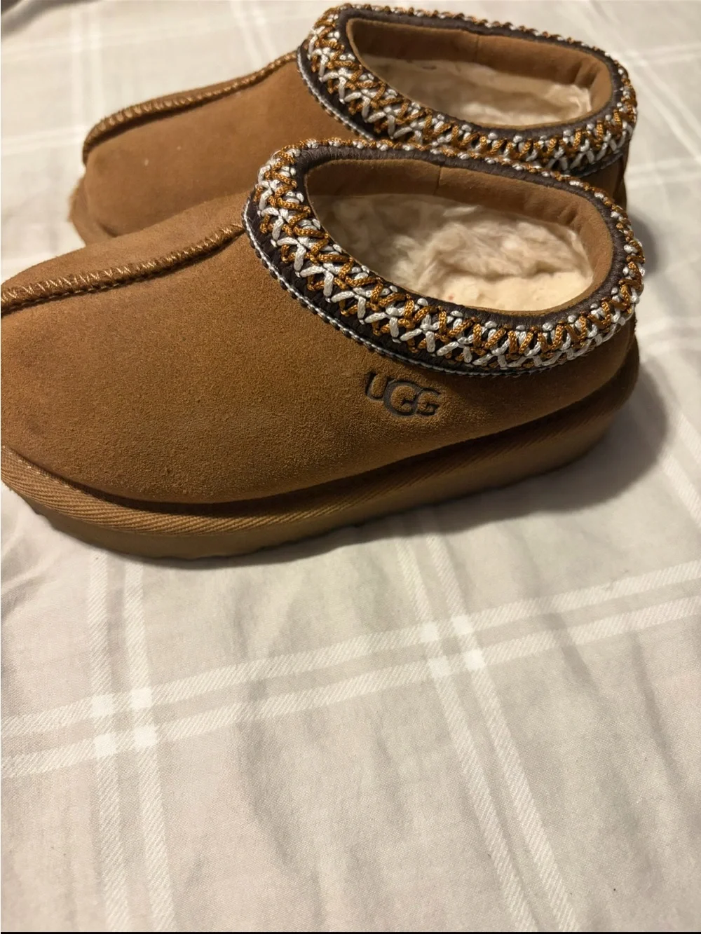 UGG Tasman II Toddler Bootie Slipper Shoes , Chestnut Size US 8/Eu 25