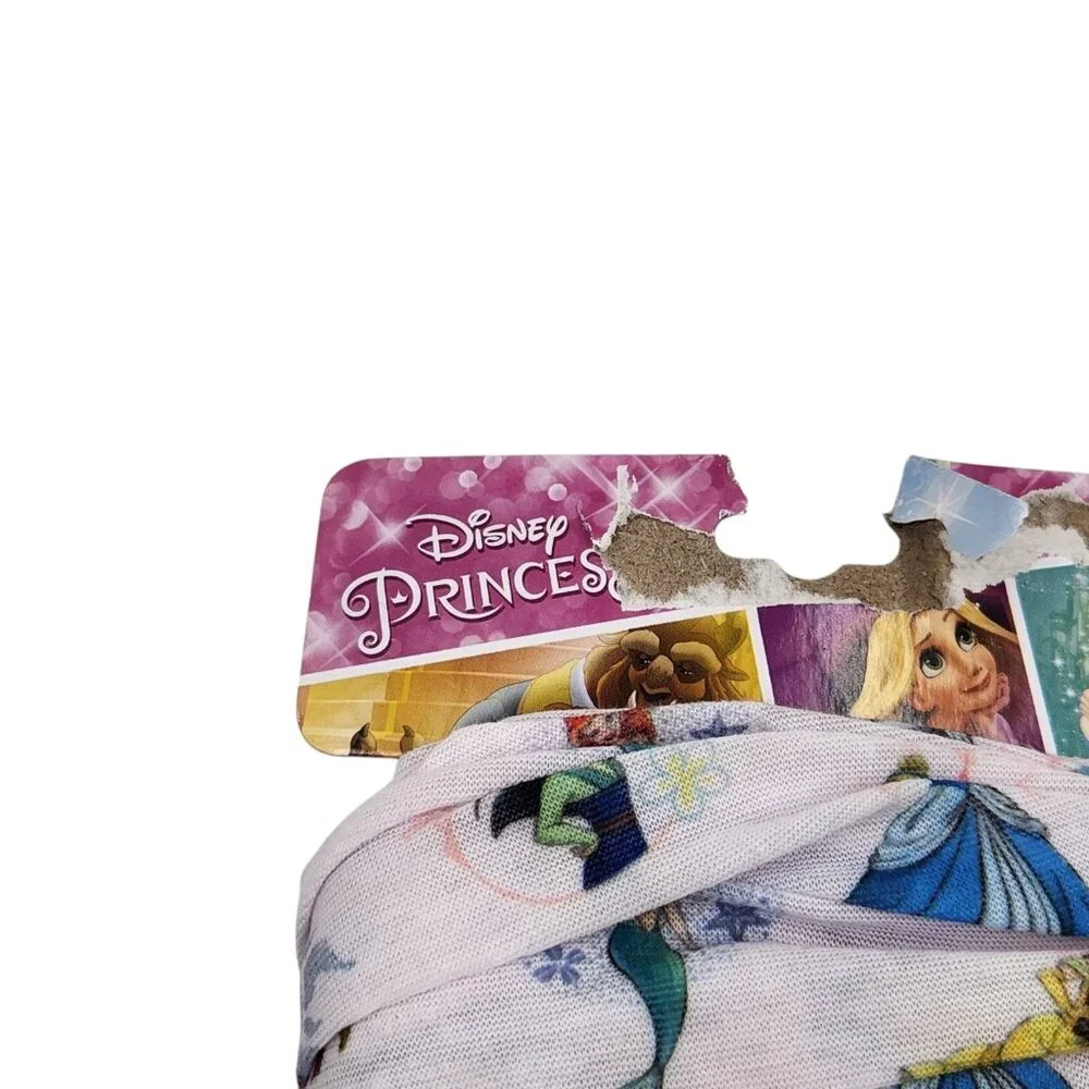 Disney‎ Princess Protective Headband Face Cover Multicolor Washable Reusable 3+