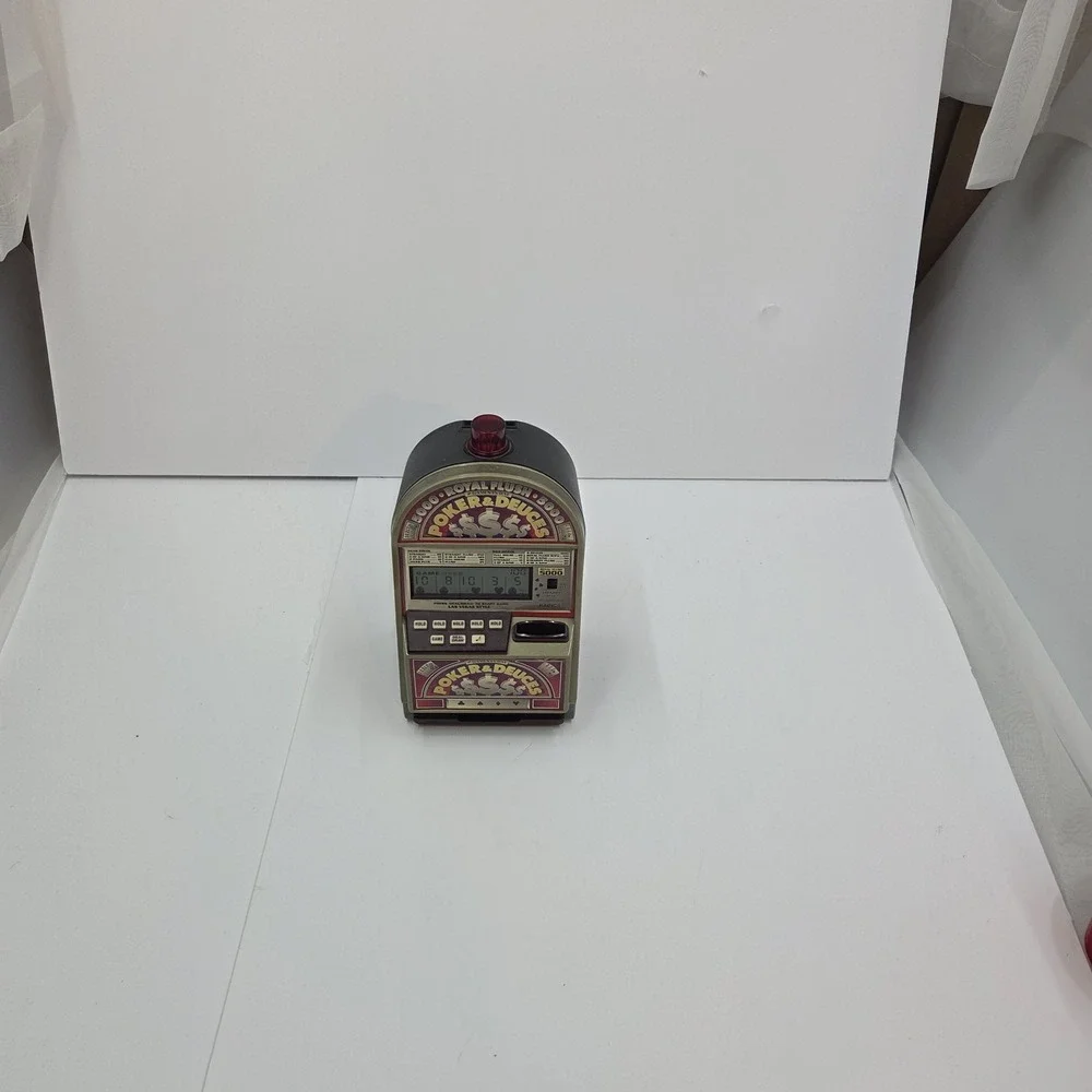 VTG Radica Poker & Deuces Tabletop Electronic Game Jackpot Bell Model 1314 Works