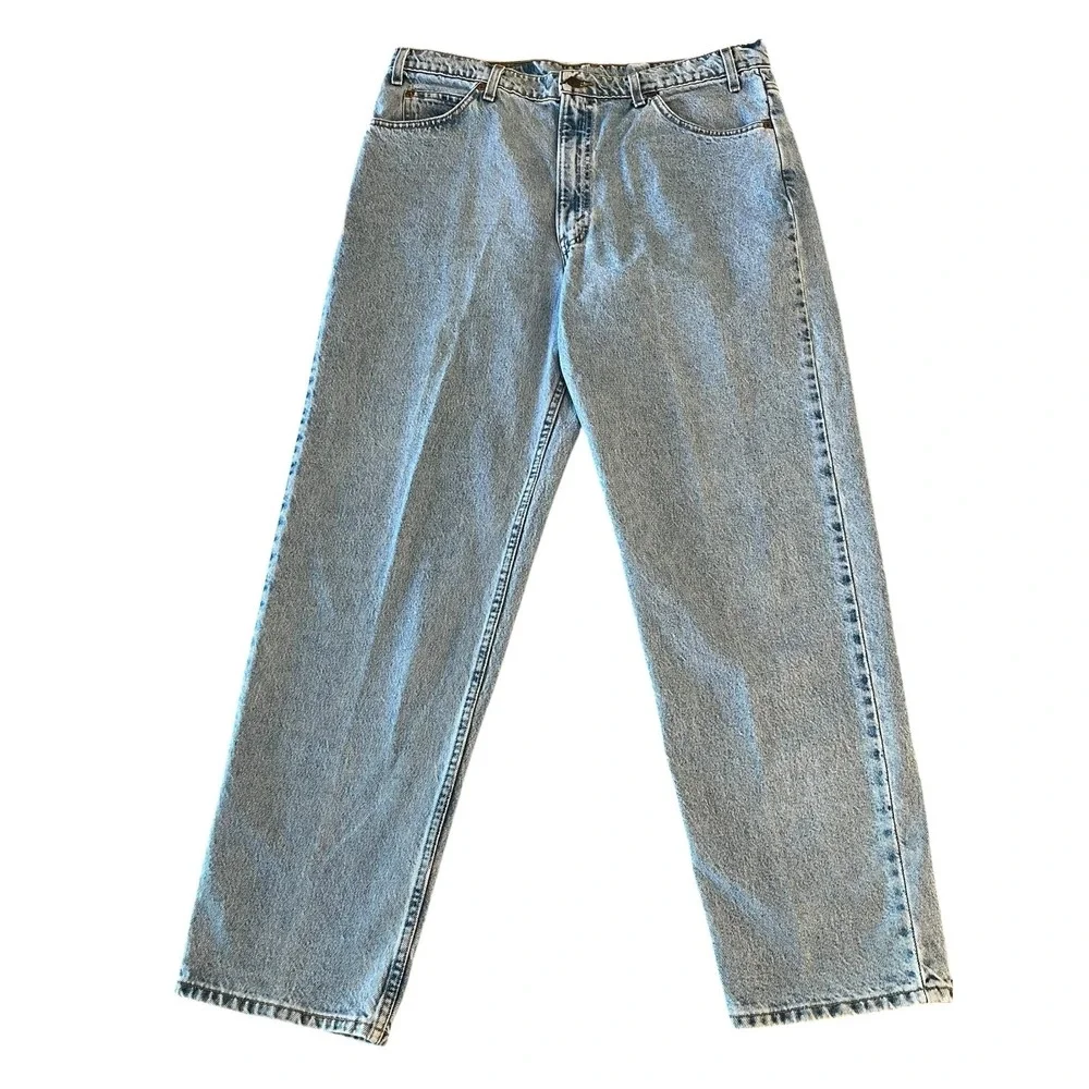 VTG 90s Levi's 550 Relaxed Tapered Fit Jeans‎ Mens 40x32 Light Wash EUC