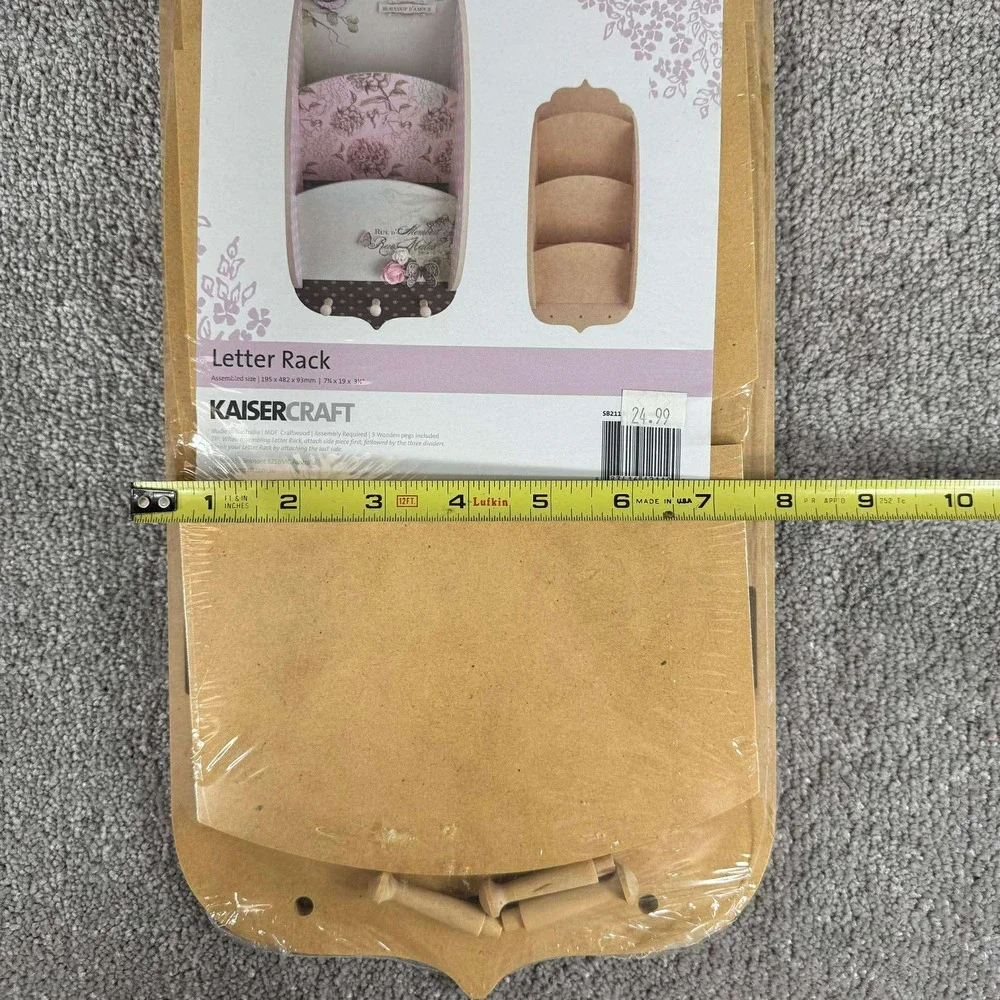 Kaisercraft new measurements