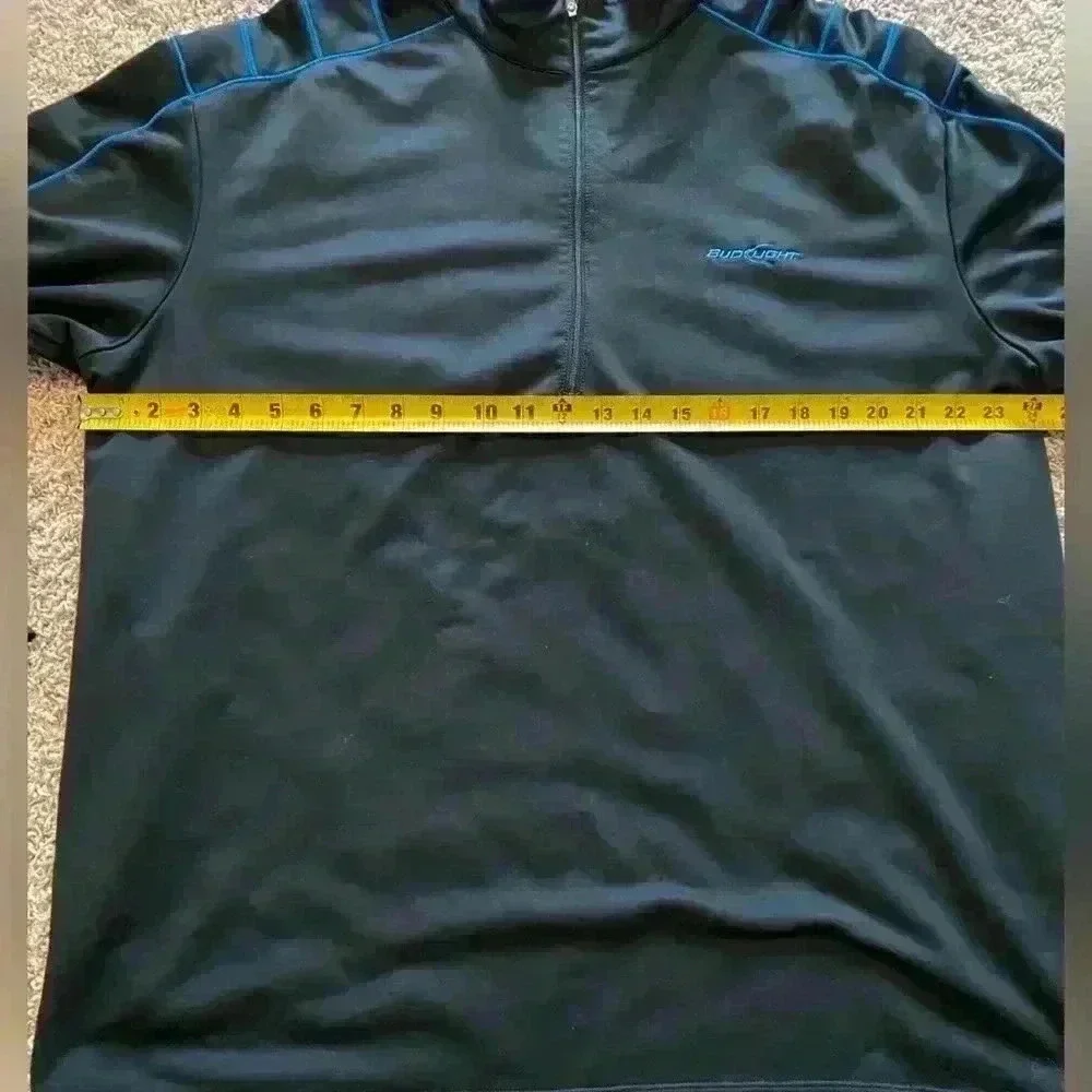 Nike Golf 1/4 Zip ‘Bud Light’ Pullover Men’s XL Black Blue Sweatshirt