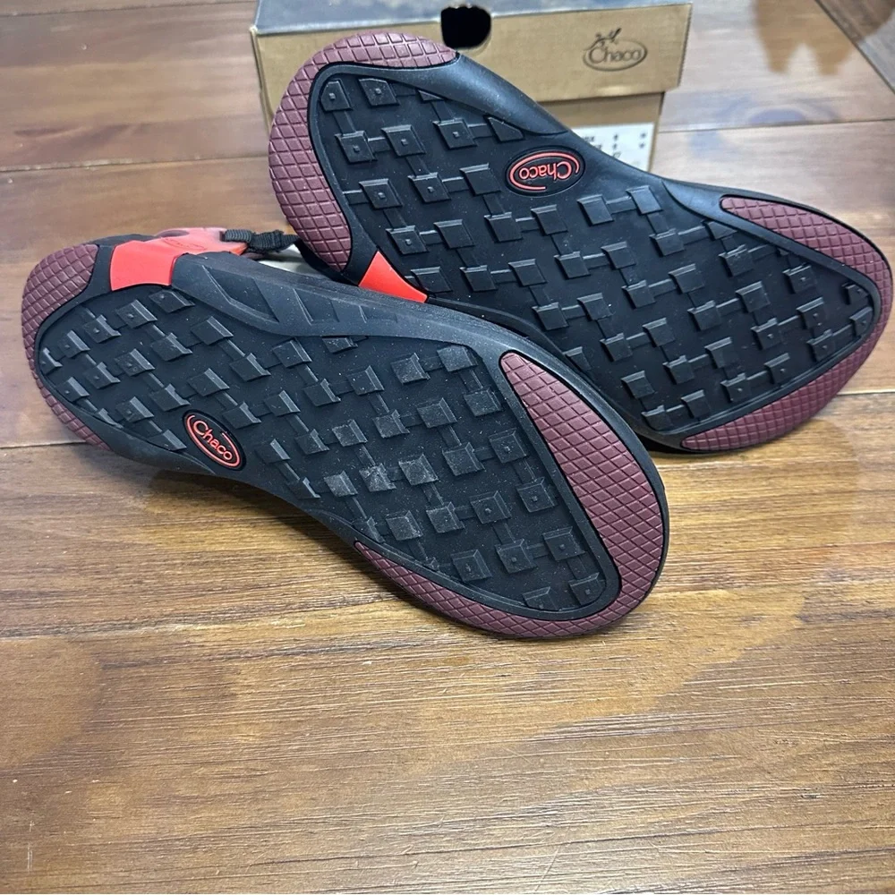 Chaco ZCanyon 2 Sandals Mens M9 Vapor Port‎ Rouge Red Black Outdoor Hiking NIB