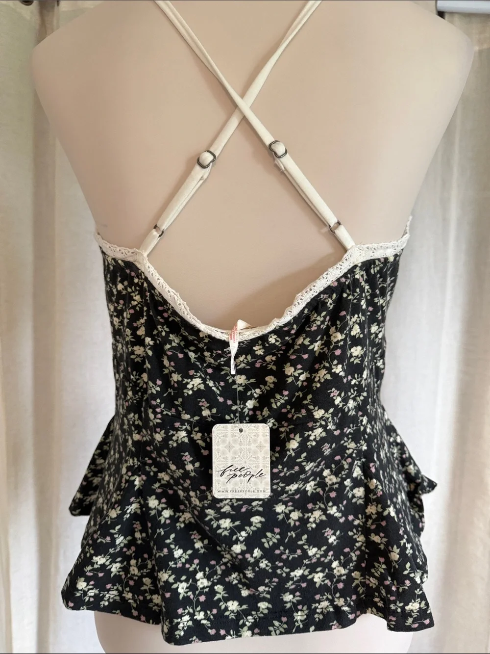 Free People sleeveless peplum