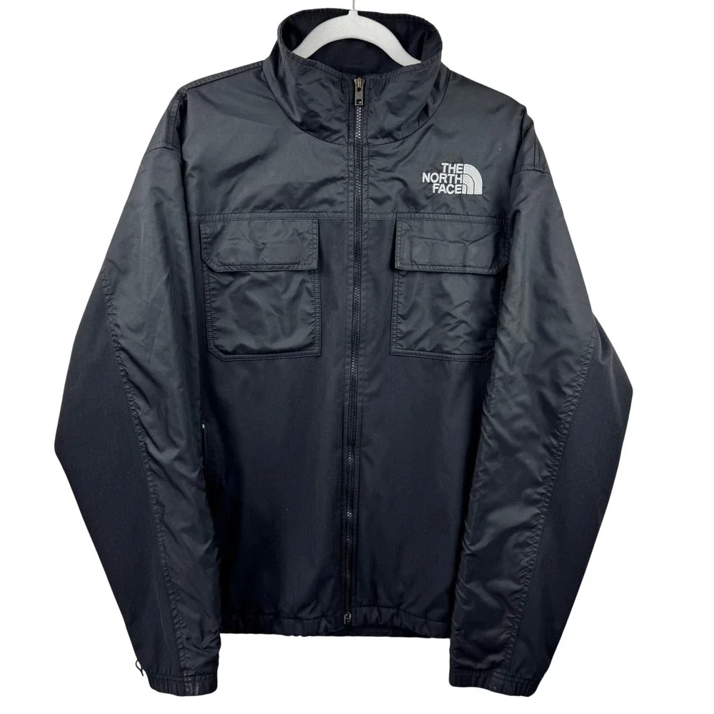 The North Face Full Zip Jacket Mens Large Black Tactical Utility Gorpcore