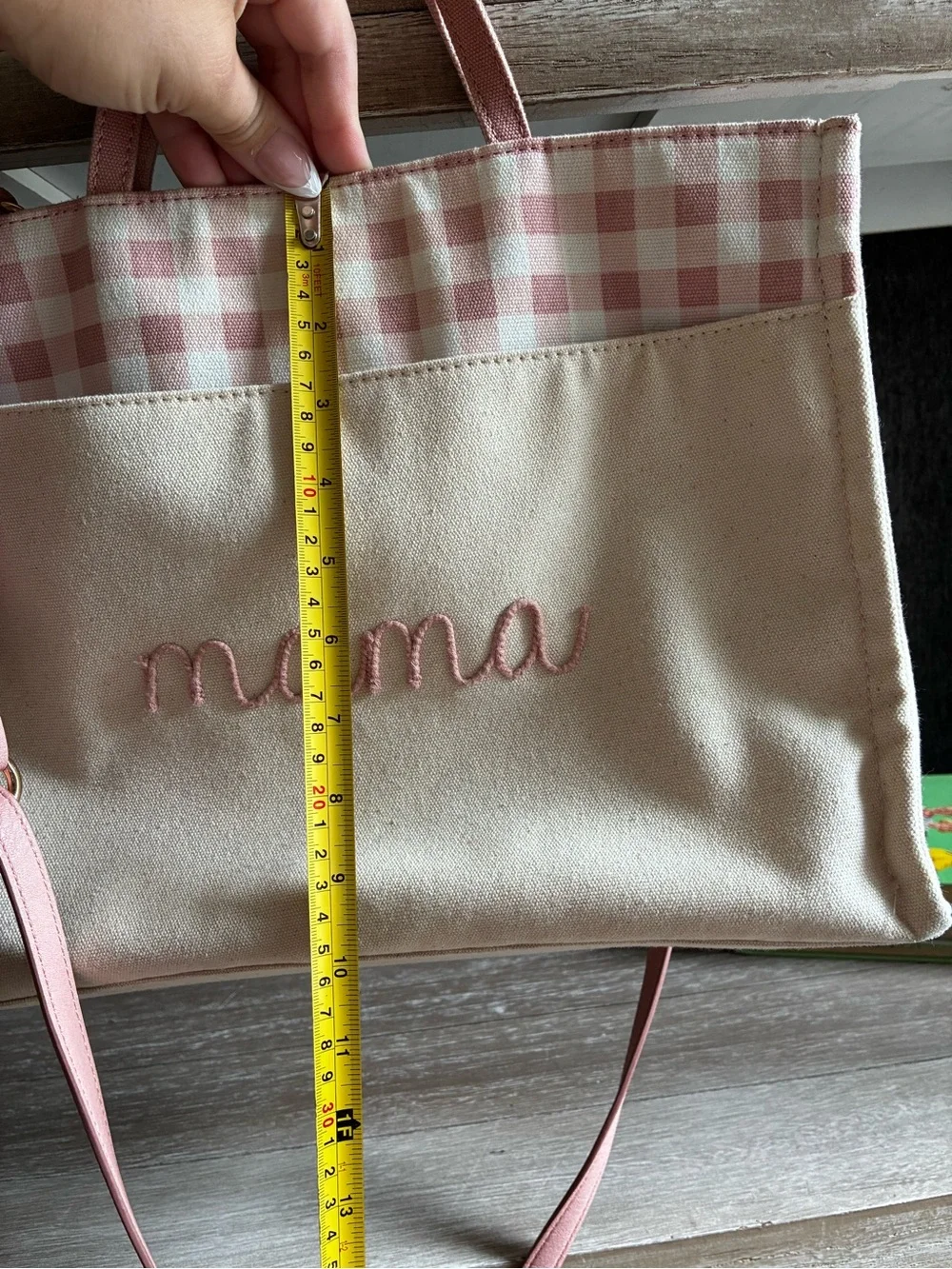 LC Lauren Conrad cream canvas