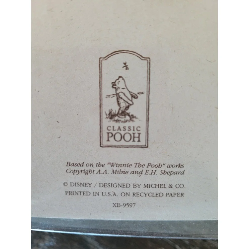 Classic Pooh Christmas‎ Cards Michel & Co New Sealed Stationery Set #HH
