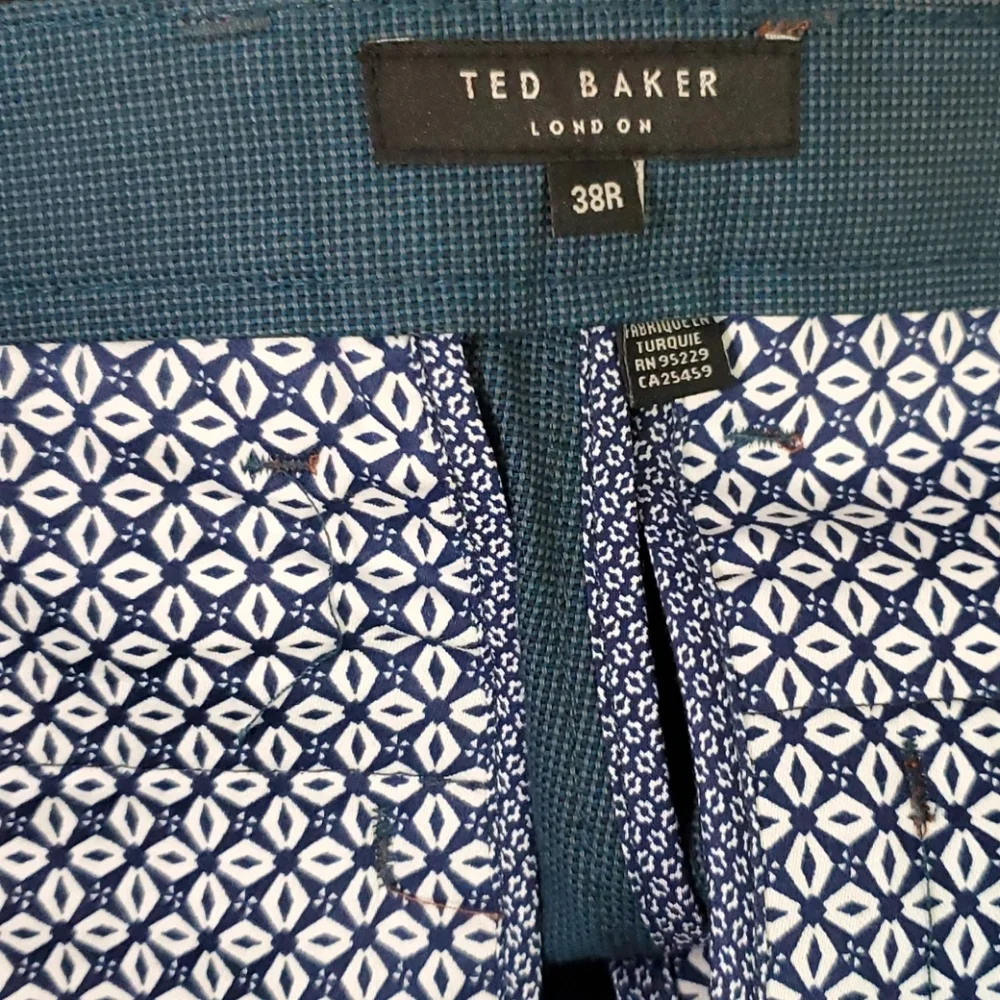 Ted Baker London Men's Navy Blue Chinos