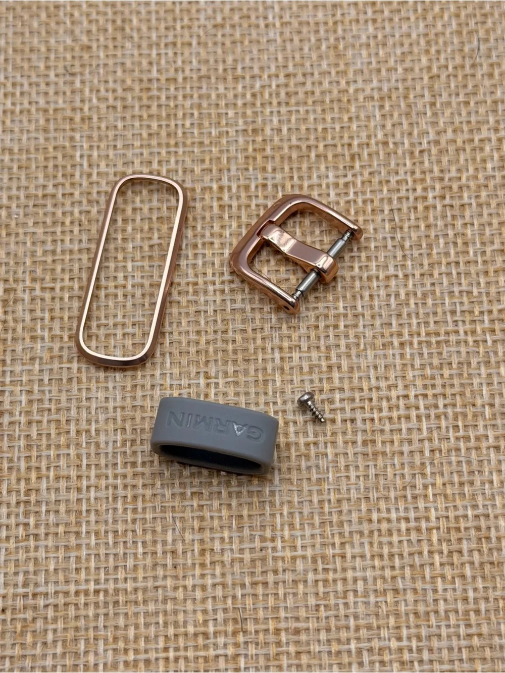 Garmin Vivosmart 4 Gold‎ Bezzle, buckle, Band Holder, Screw, OEM Parts