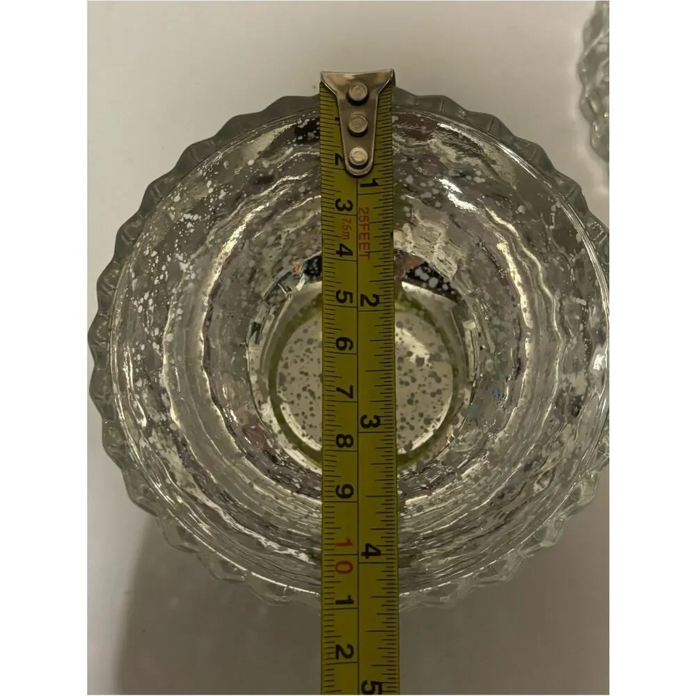 Pottery Barn ribbed glass
