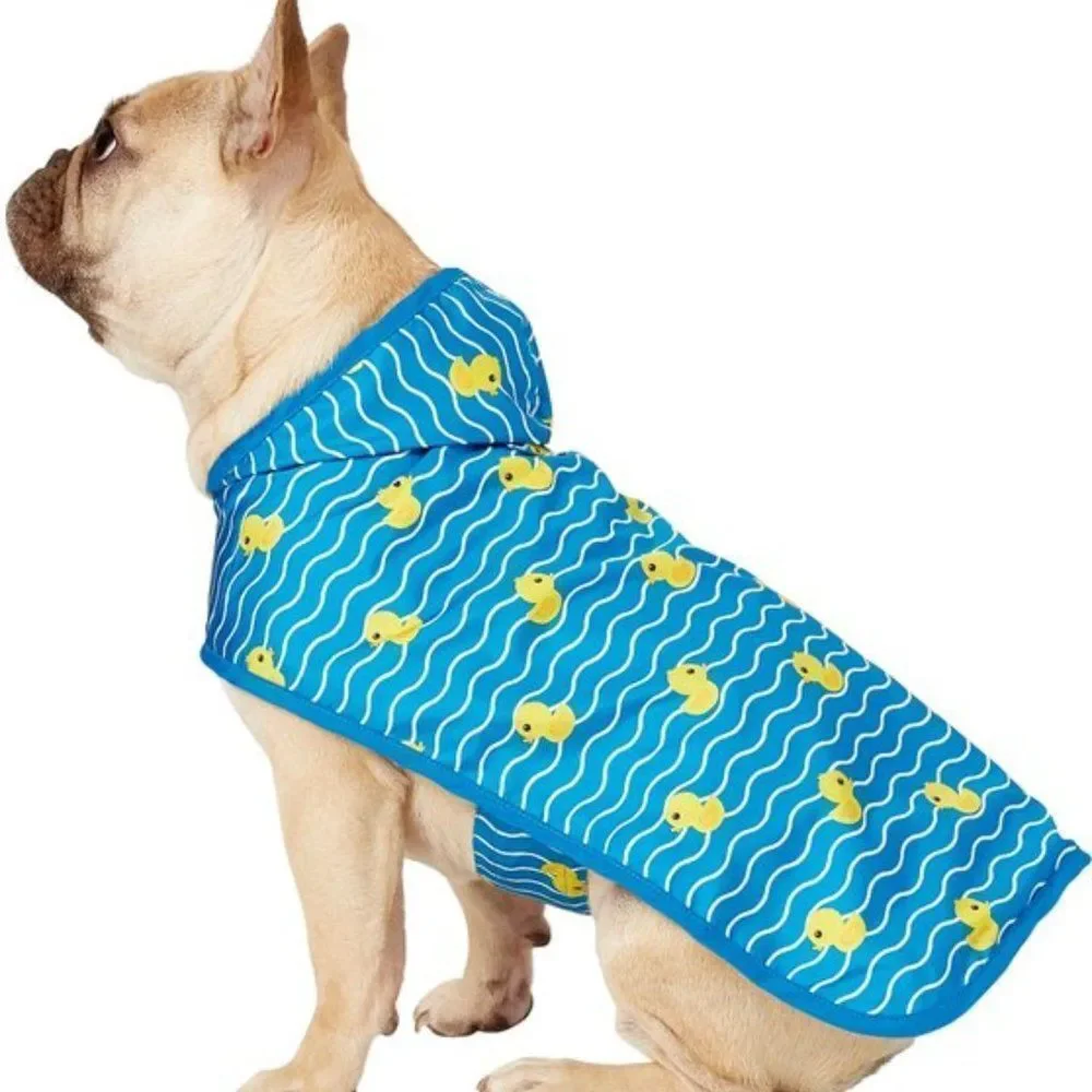 Dog Raincoat Waterproof Clothes Pet Jacket‎ Coat Vest Rubber Ducky