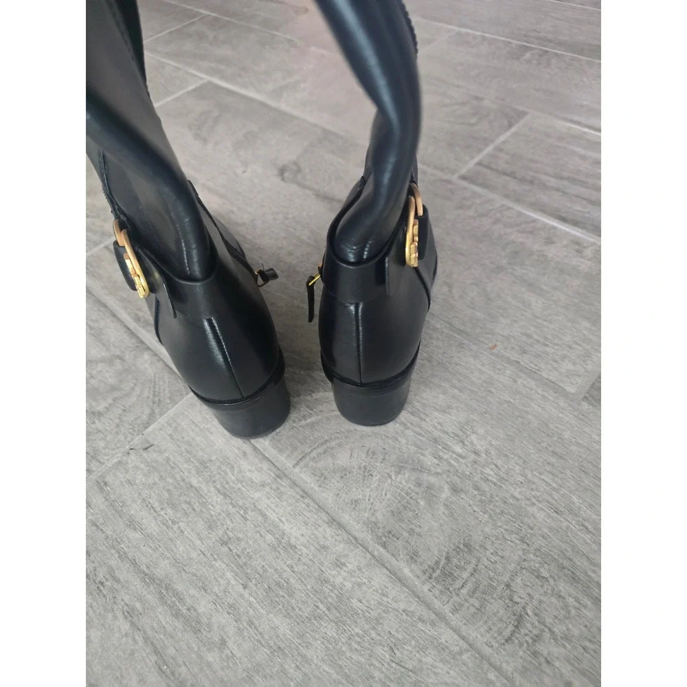 Tory Burch polished black