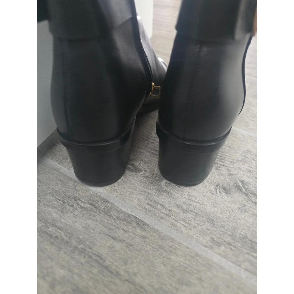 Tory Burch polished black