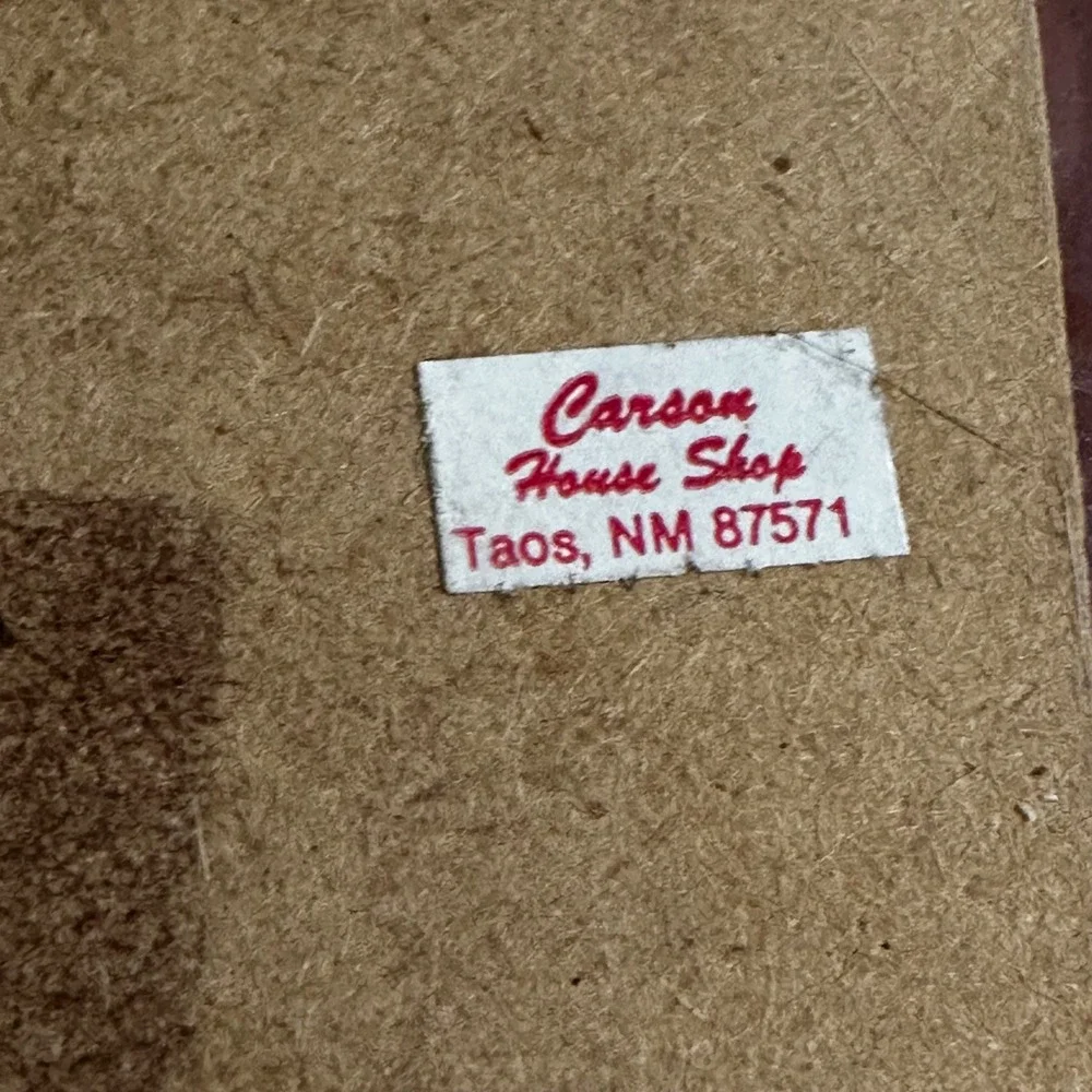 Vintage 1982 Cleo Teissedre Signed Art Tile Pueblo Chili‎ Ristra Pottery 6x6