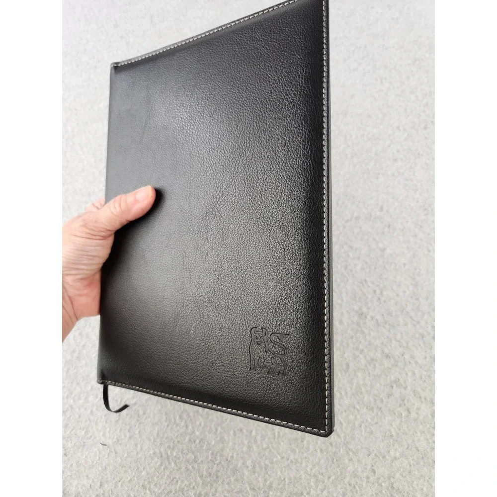 Vintage Merrill Lynch Logo 8x10 Portfolio Document Organizer Case Meeting Notes