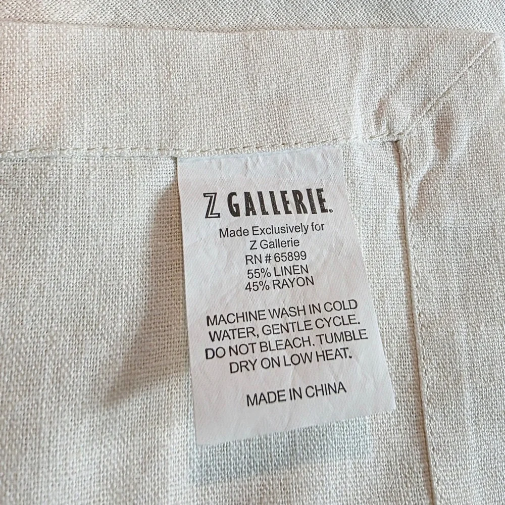 Z Gallerie gallerie linen