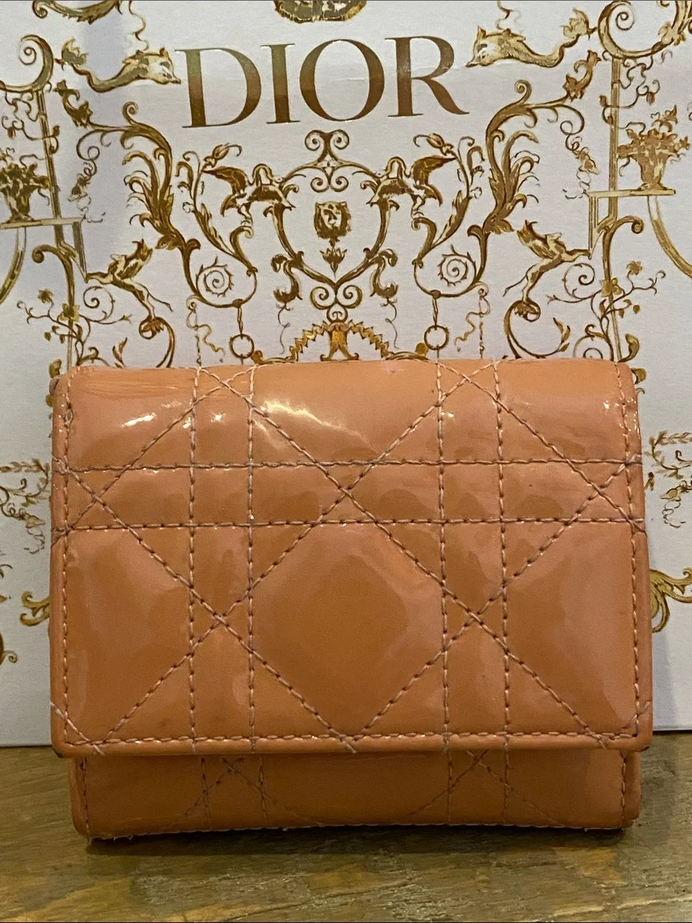 Dior shiny patent