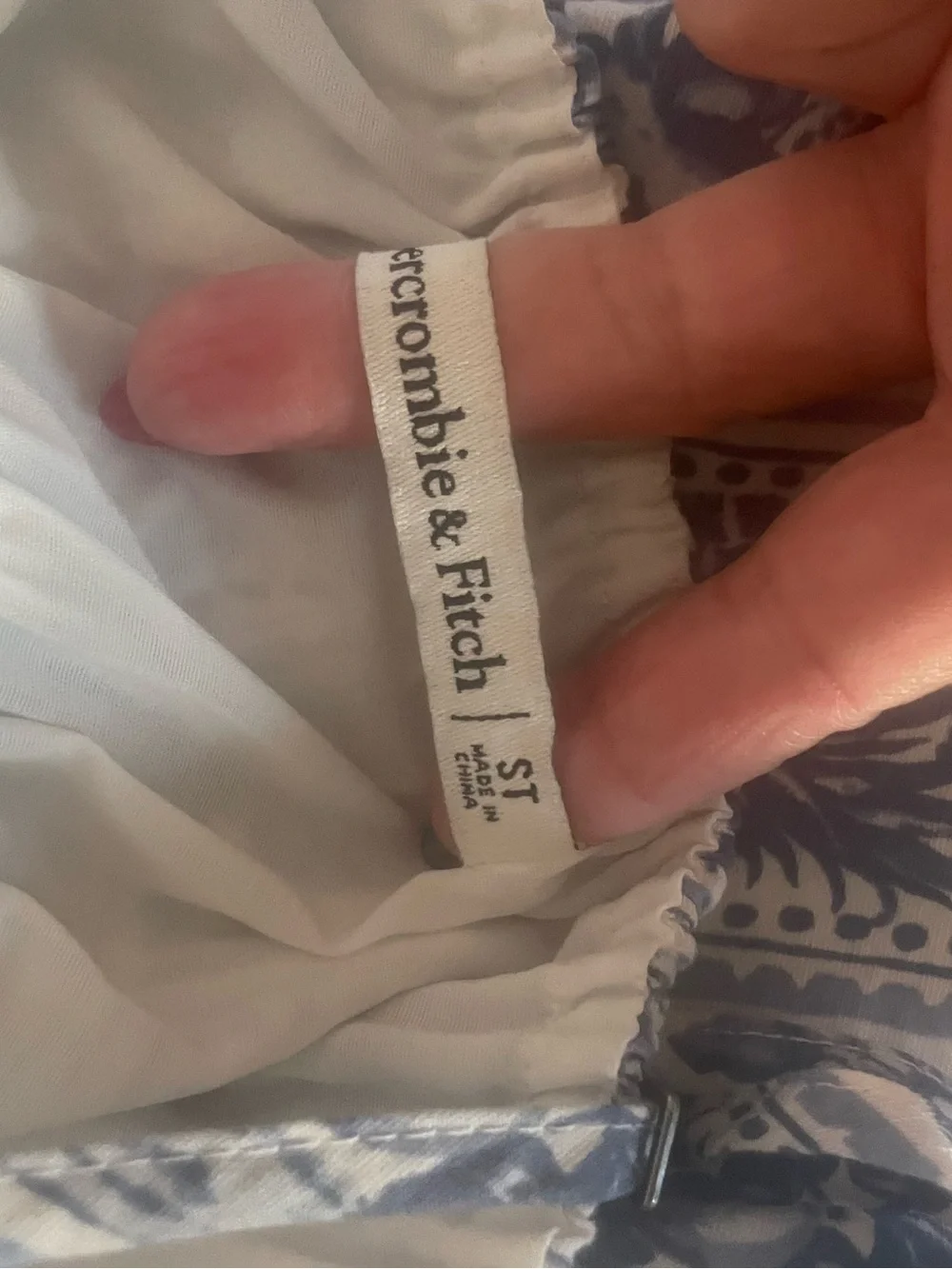 Abercrombie & Fitch smocked bodice