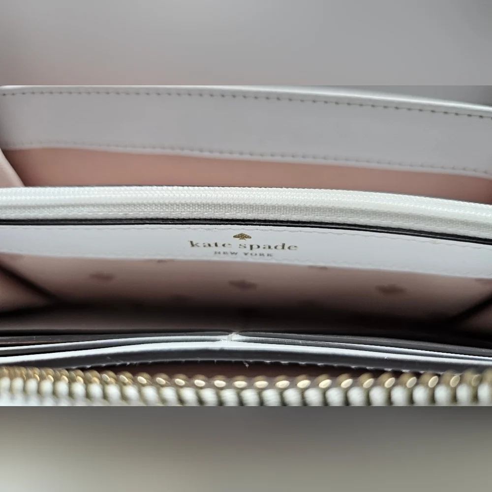 Kate Spade Saffiano Leather Zip Around Continental Wallet. Like New!