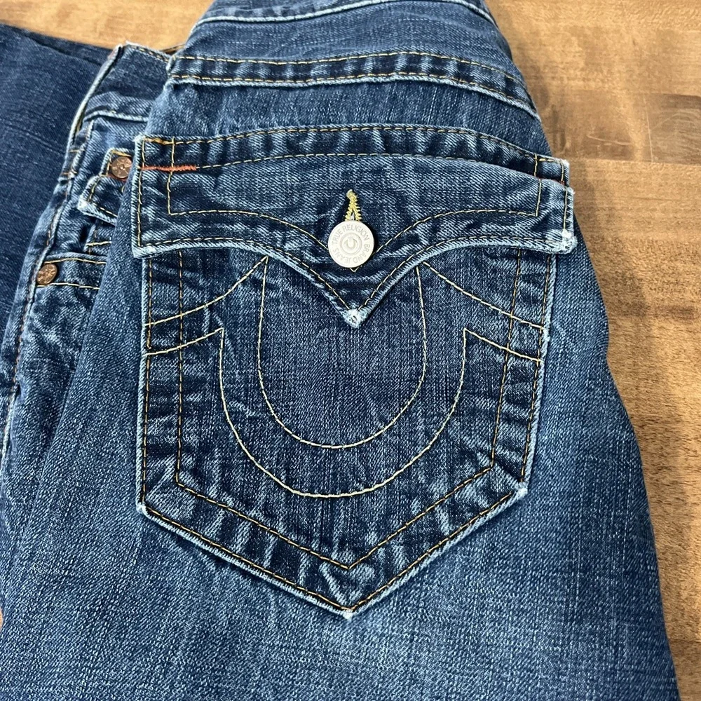 Vintage‎ True Religion World Tour Men's Jeans Billy Row 28 Seat 34 USA