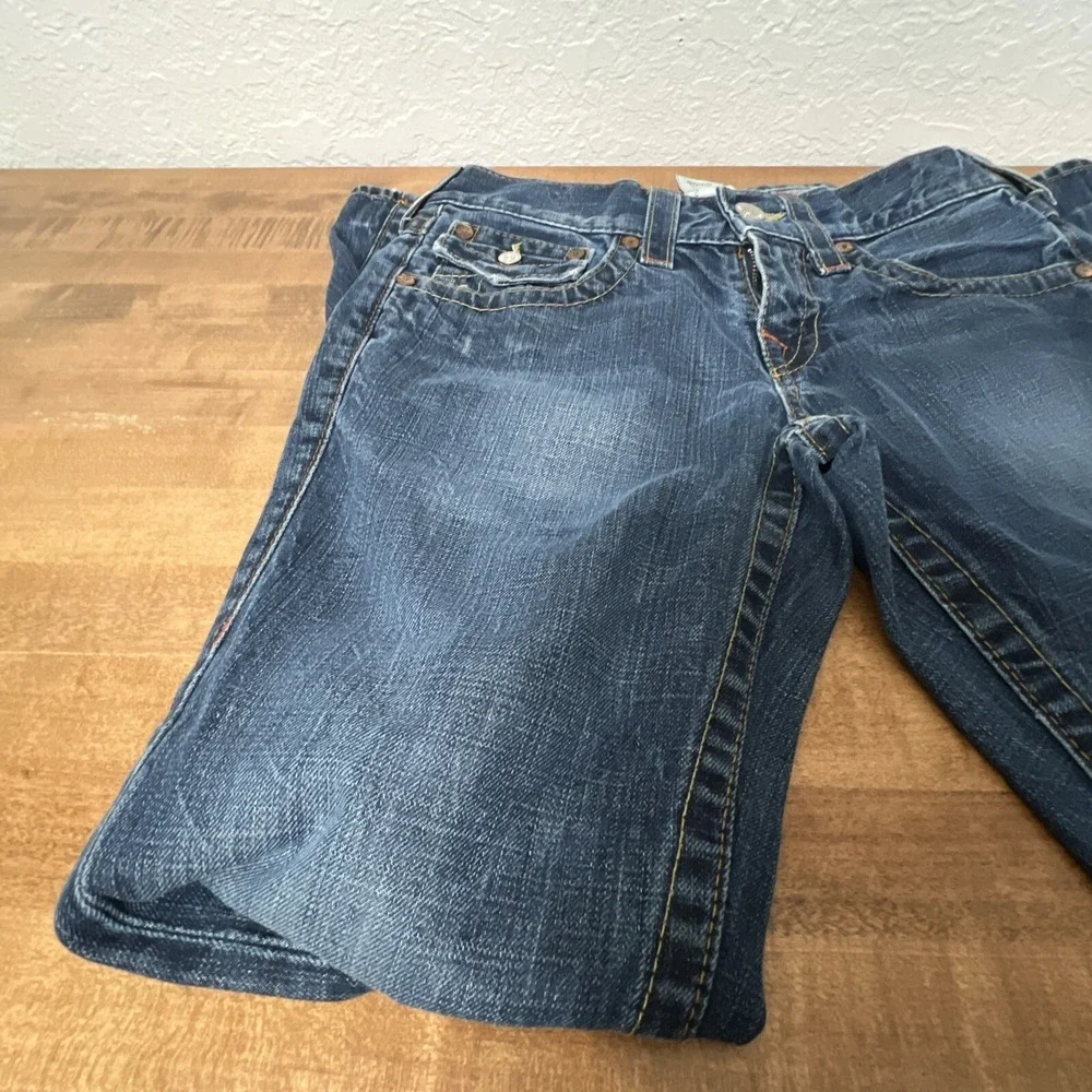 Vintage‎ True Religion World Tour Men's Jeans Billy Row 28 Seat 34 USA