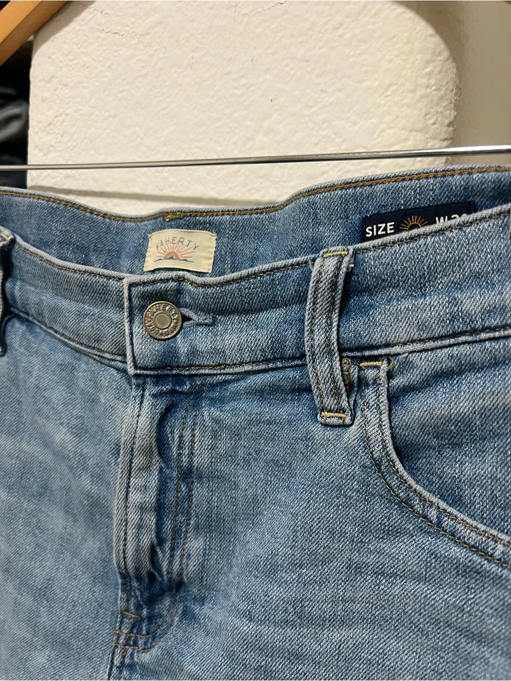 Faherty denim shorts