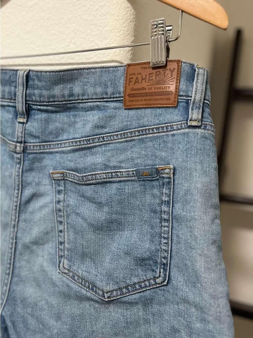 Faherty denim shorts