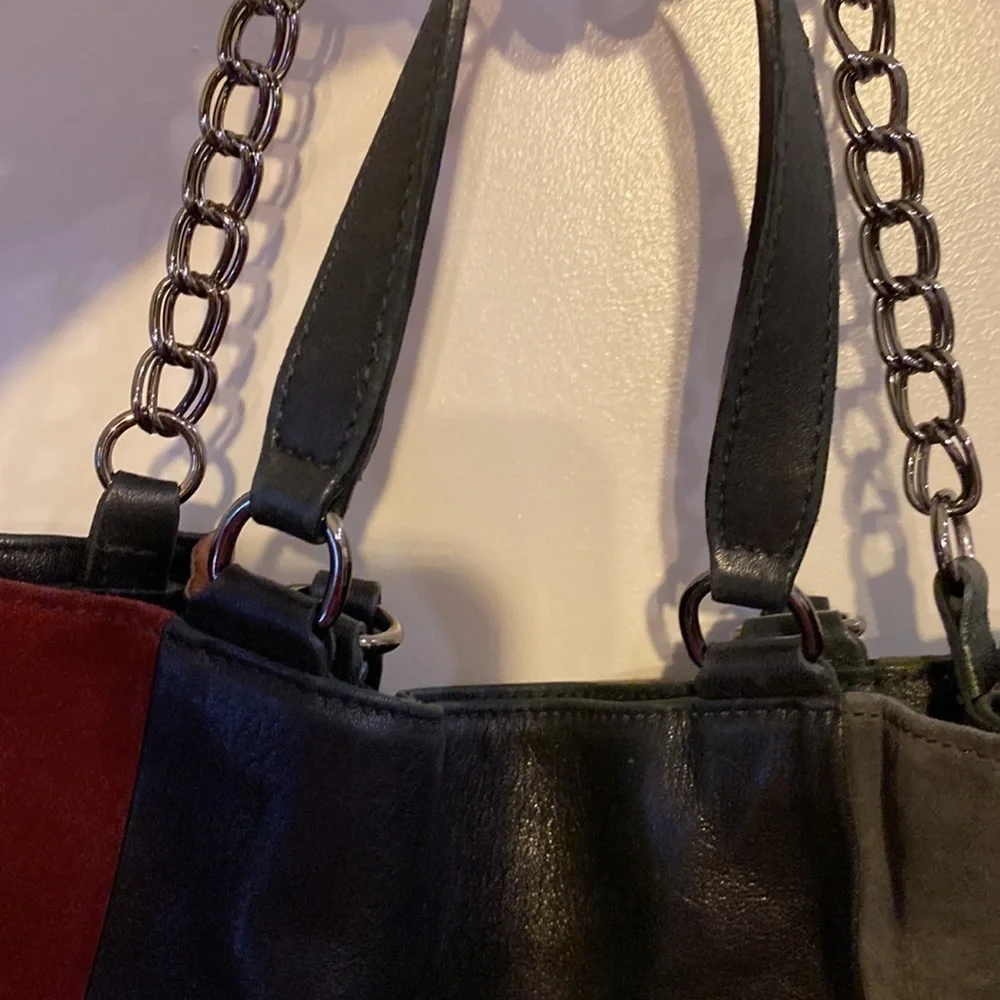 Longchamp patchwork media
