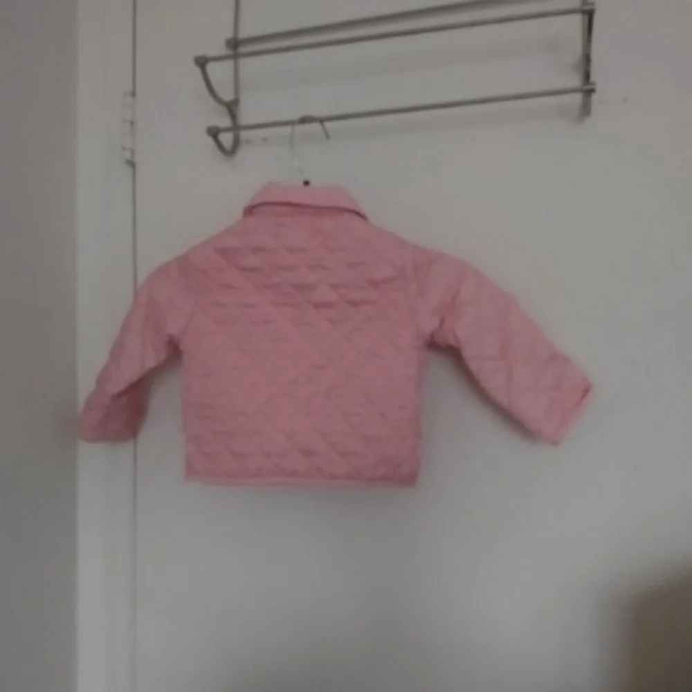 Ralph Lauren Girls Baby 12M Pink Quilted Jacket