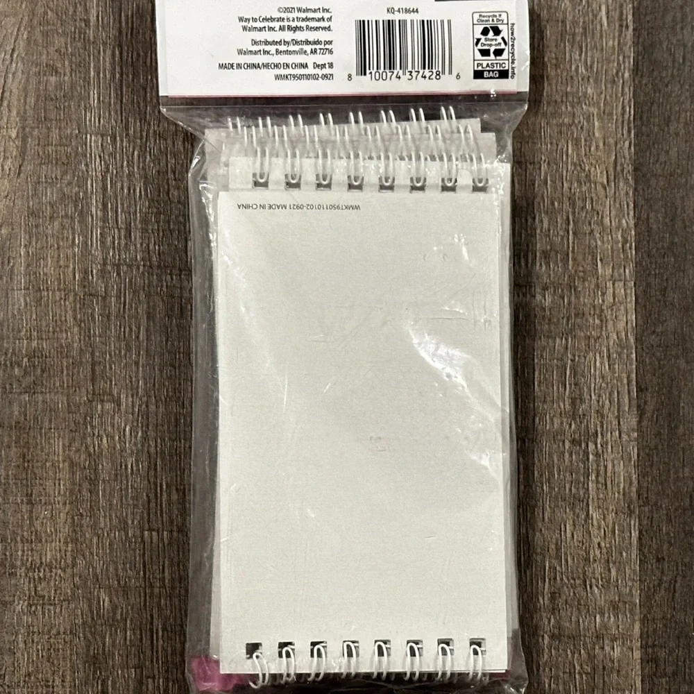 💞 New 8-Pack of Spiral Notebook Party Favors