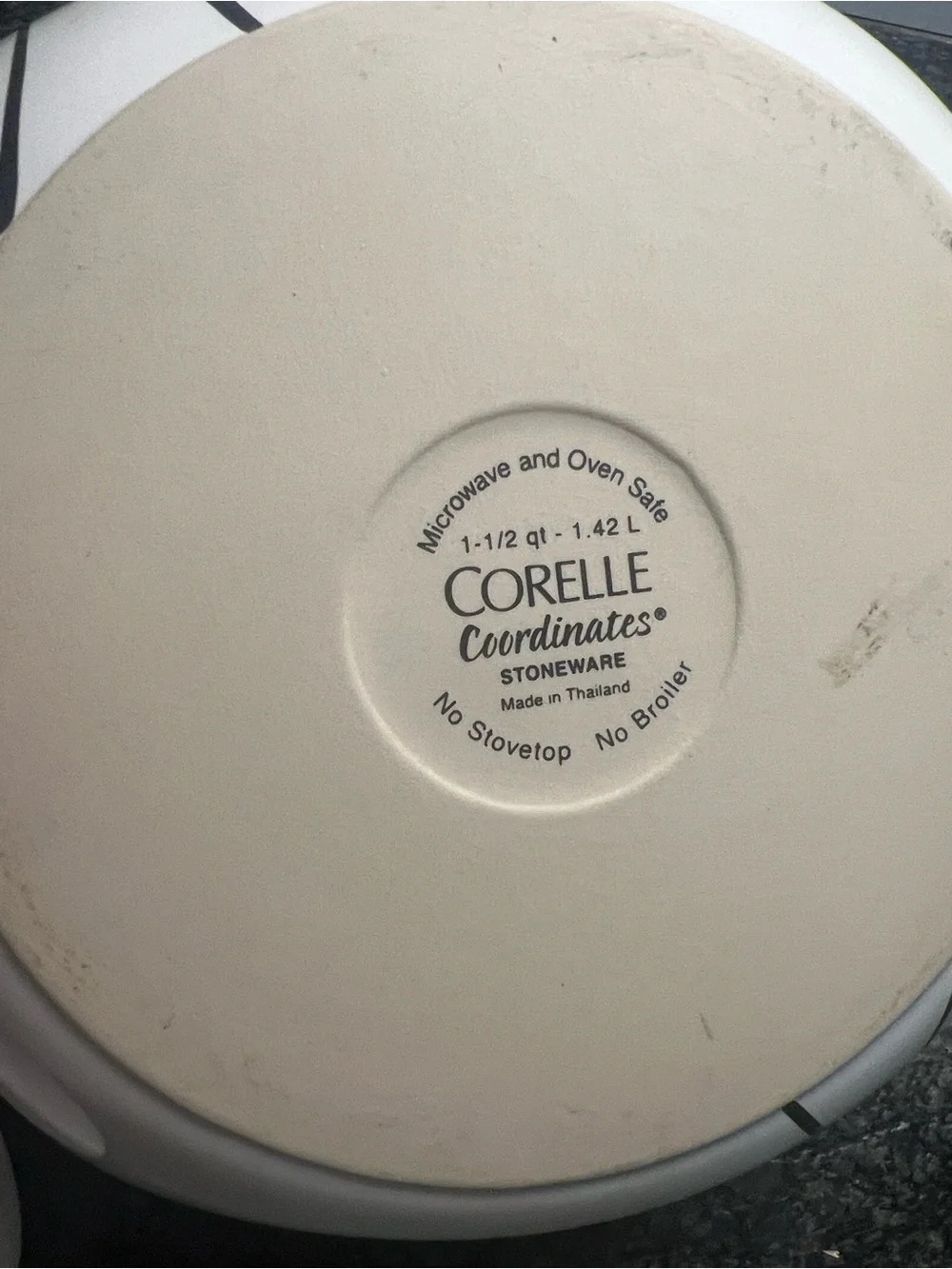 Corelle shape rounded