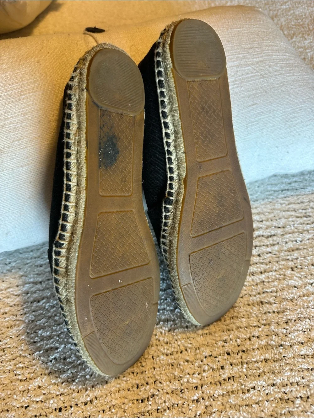 Tory Burch black canvas