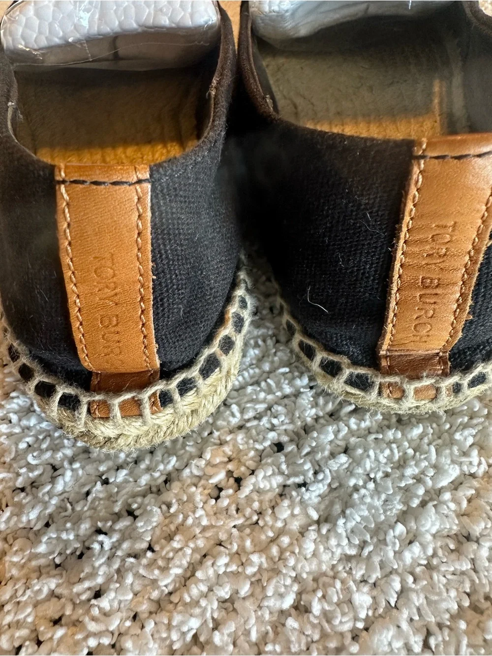 Tory Burch black canvas