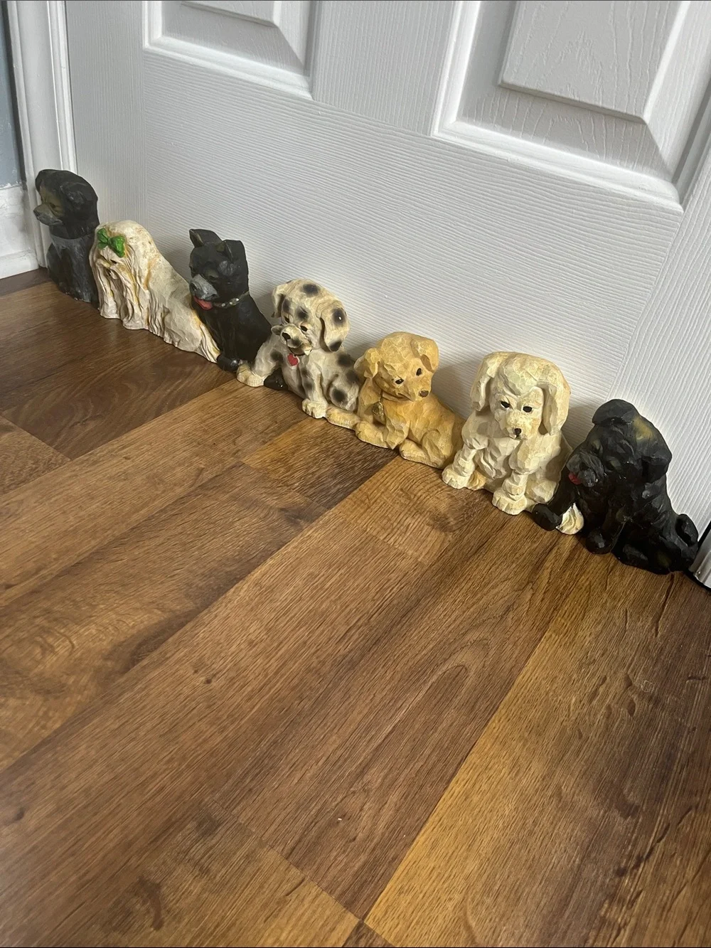 Decorative Dog Figurine for Wall or Shelf